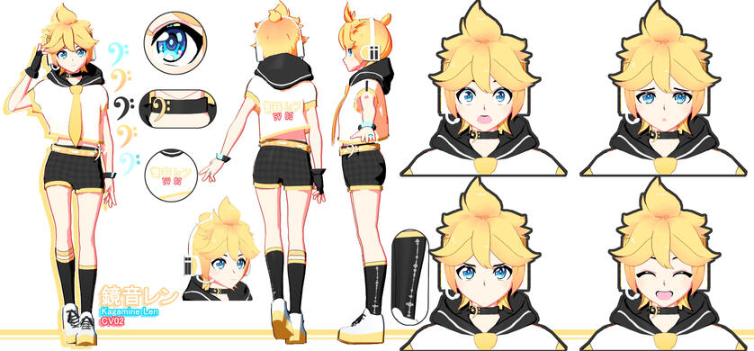 [2021] Kagamine Len Model and Design