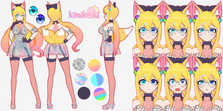 [2021] Model, Design, and Ref sheet for @MMDCRAZED