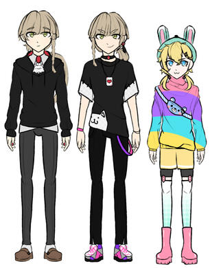 3 original character designs